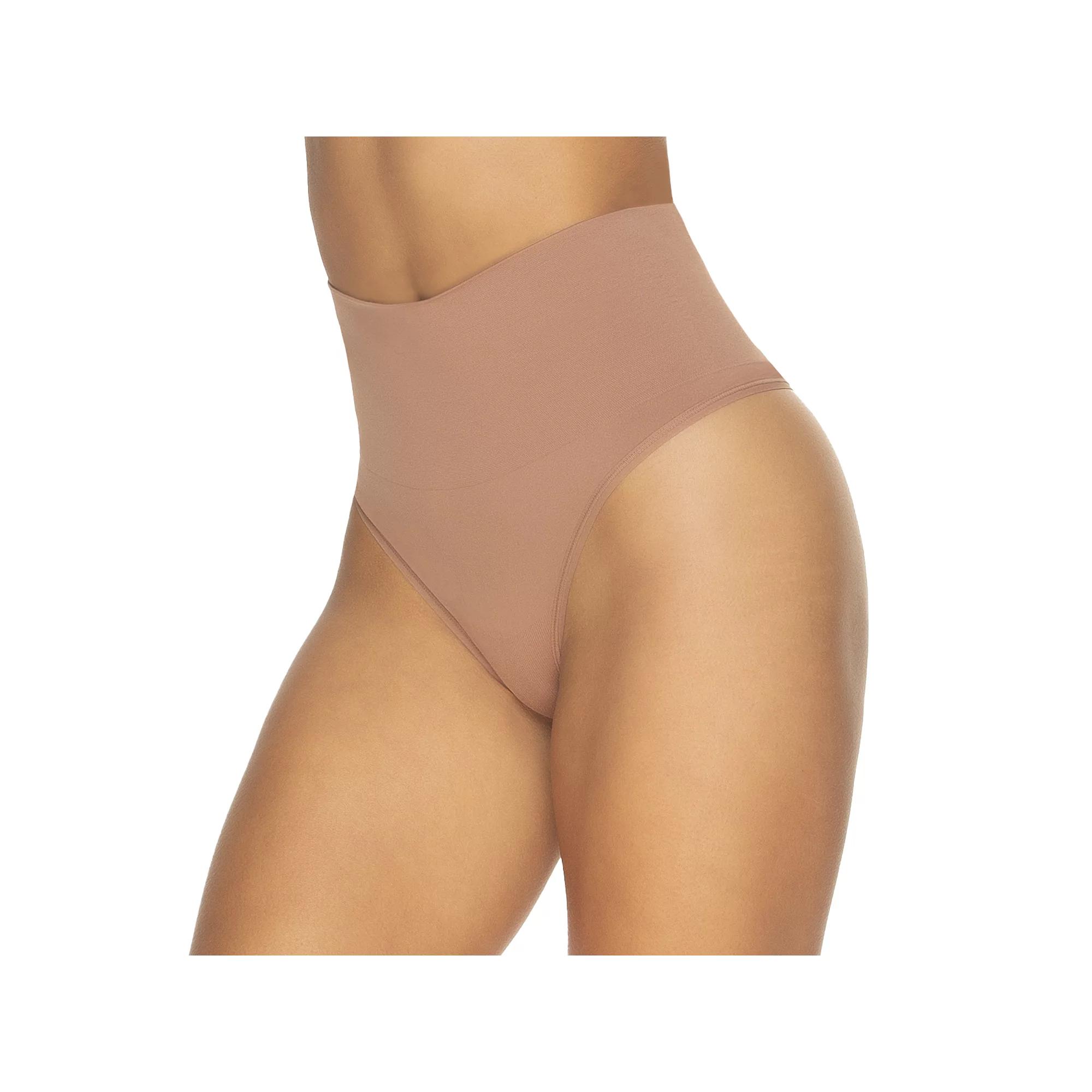 Women's Jezebel Fusion Waist Shaping Thong Panty 4198P1,  Product Image