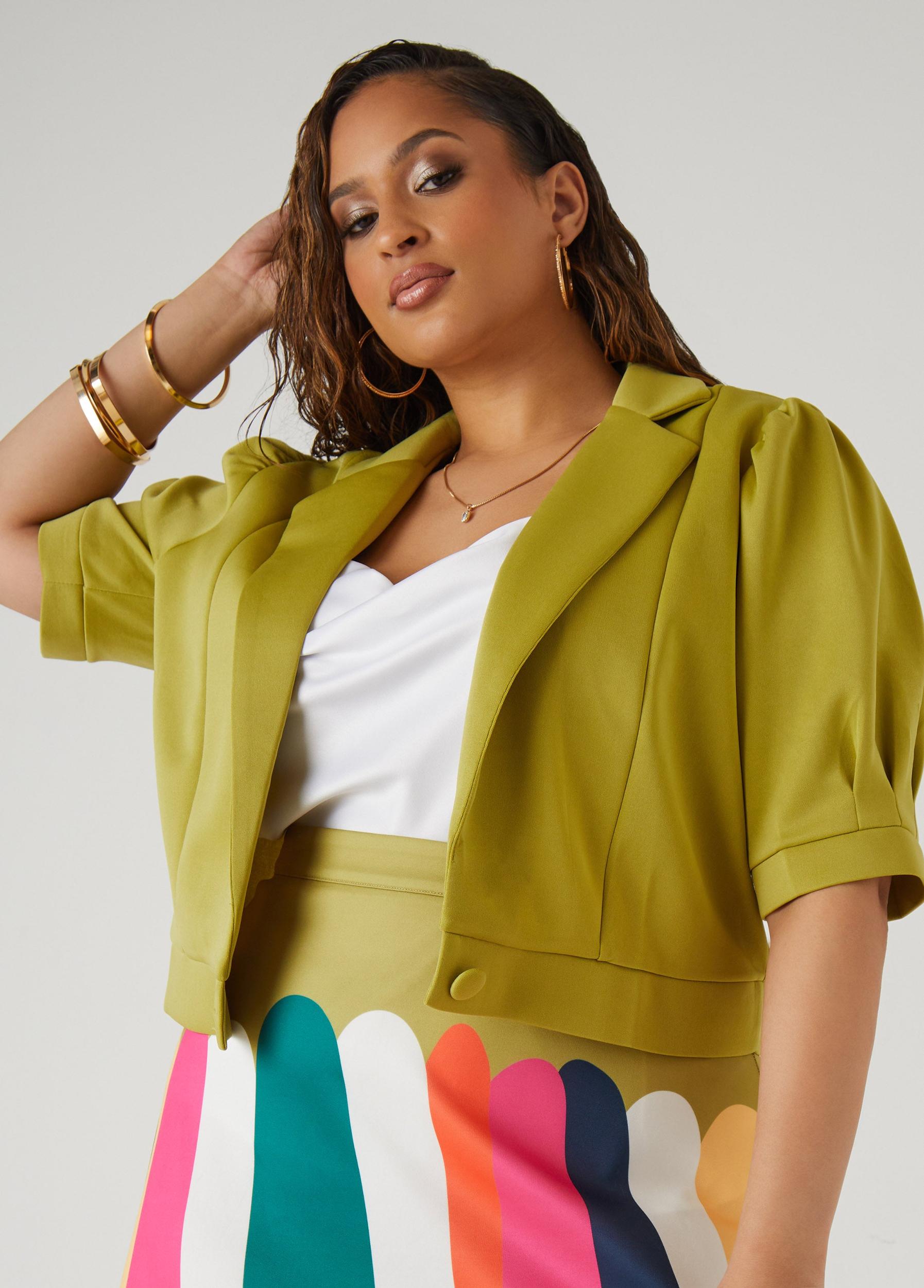 Cropped Scuba Jacket Product Image