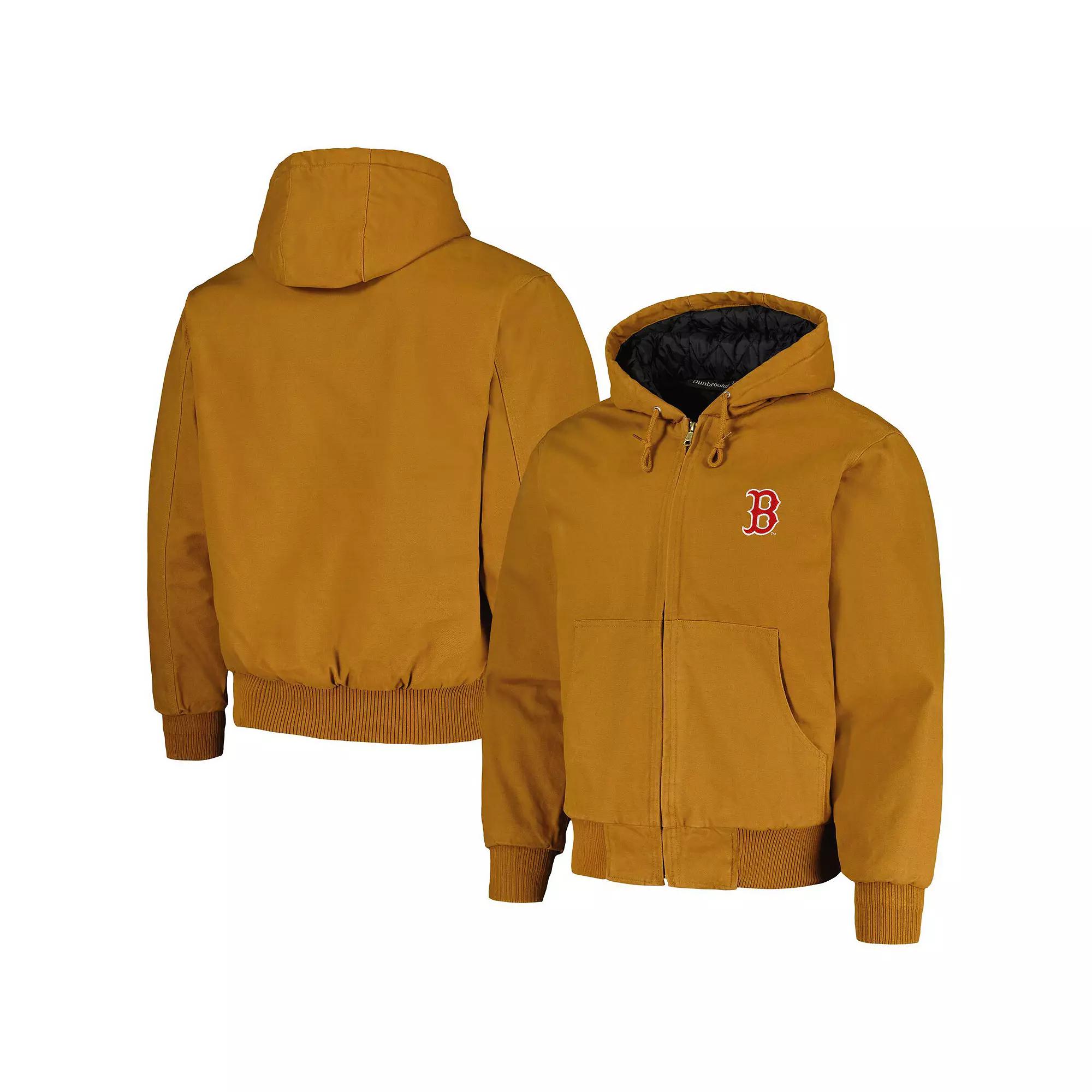 Men's Dunbrooke Brown Boston Red Sox Dakota Work Full-Zip Hoodie Jacket,  Product Image