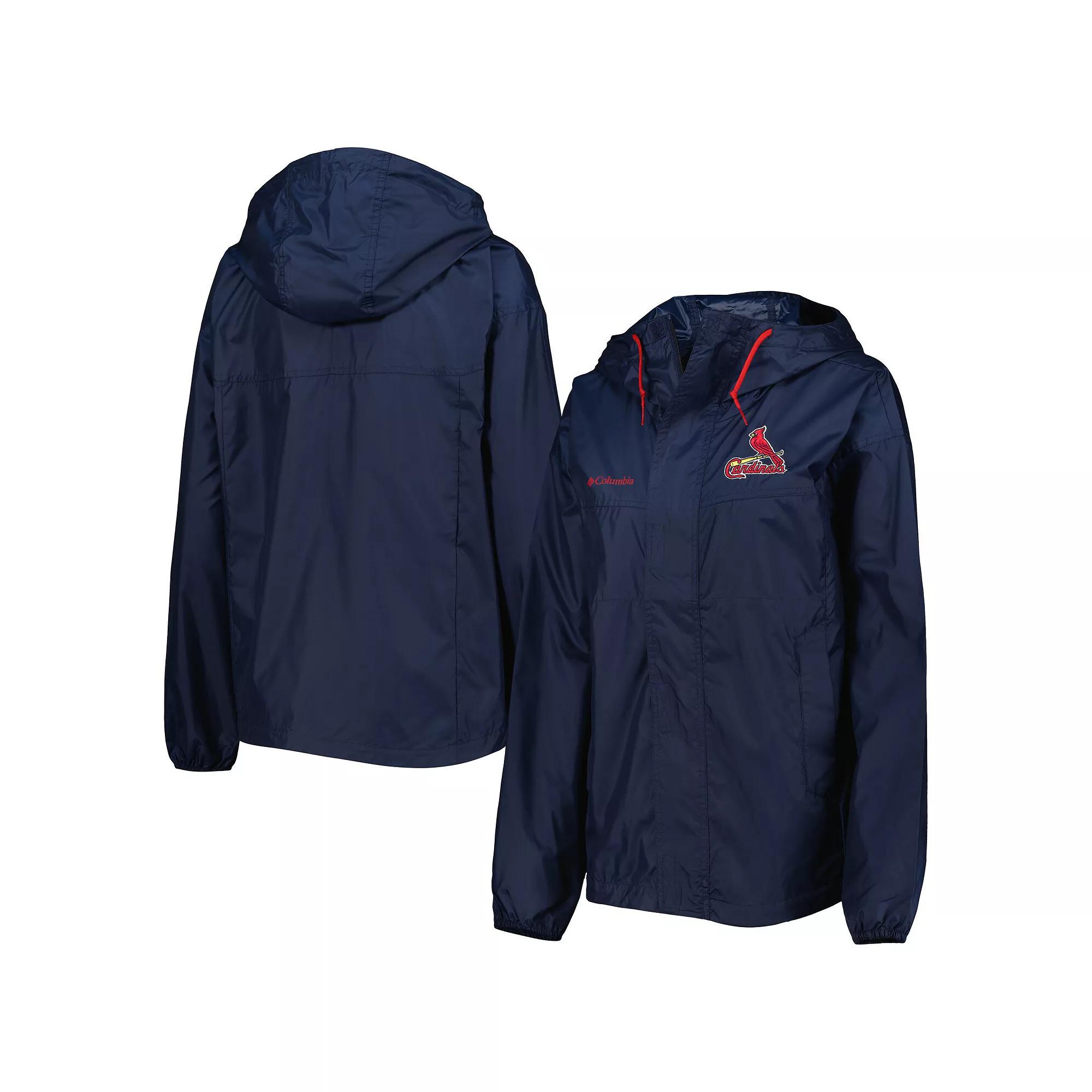 Women's Columbia Navy St. Louis Cardinals Flash Challenger Windbreaker Jacket,  Product Image