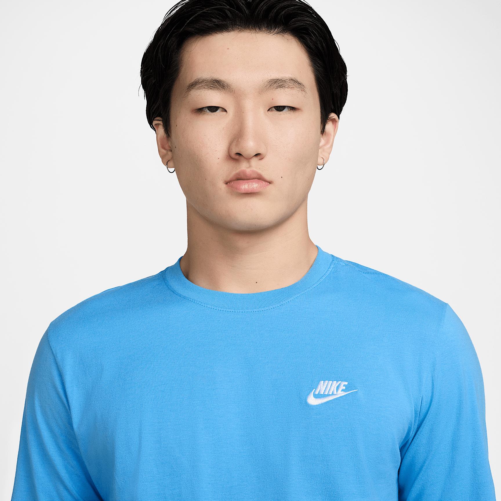 Mens Nike Sportswear Club Long-Sleeve T-Shirt | AR5193-063 Product Image