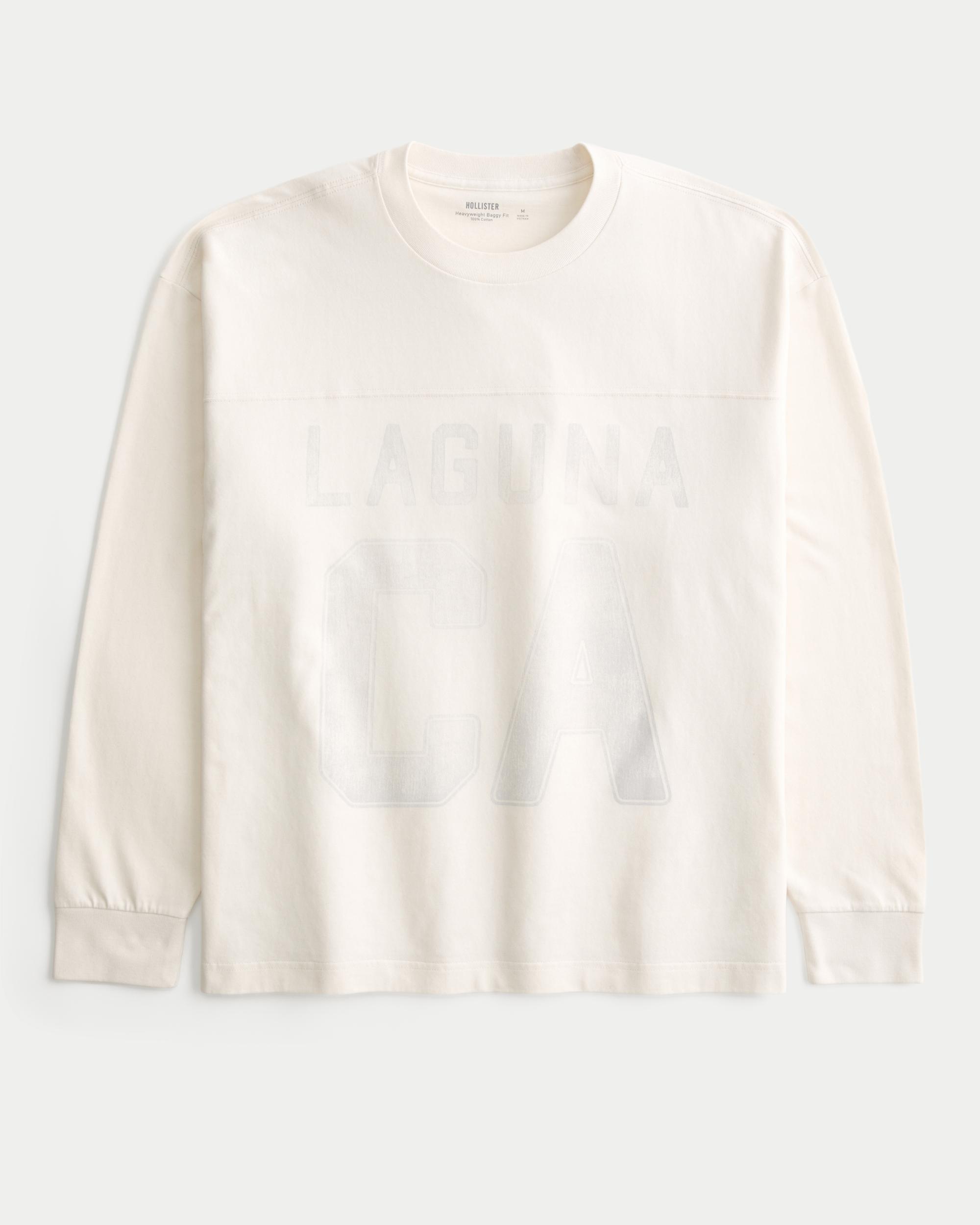 Baggy Heavyweight Long-Sleeve Laguna Graphic Tee Product Image