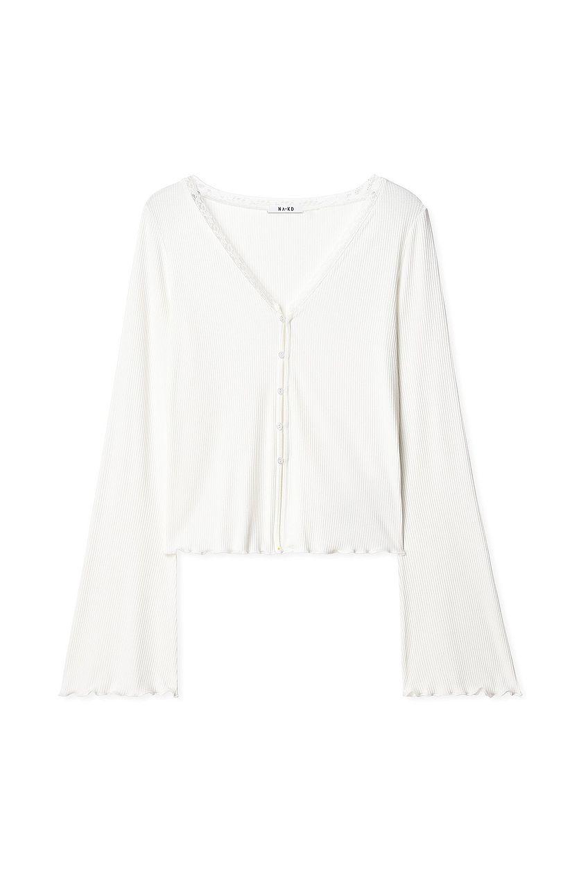 Lace Detail Rib Top Product Image