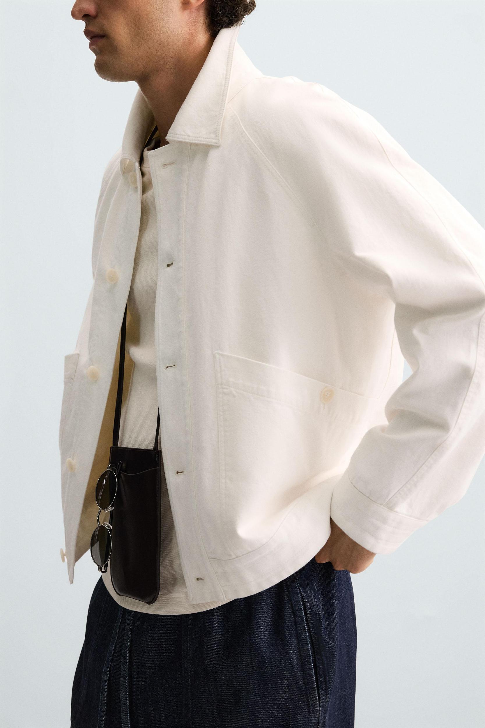 LINEN-COTTON JACKET Product Image
