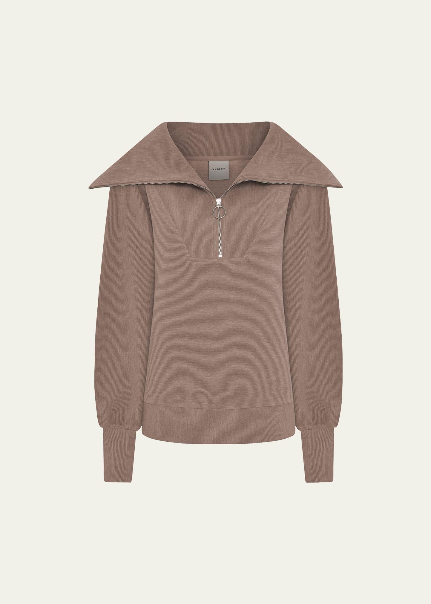 Vine Oversized 1/2-Zip Pullover Sweatshirt Product Image