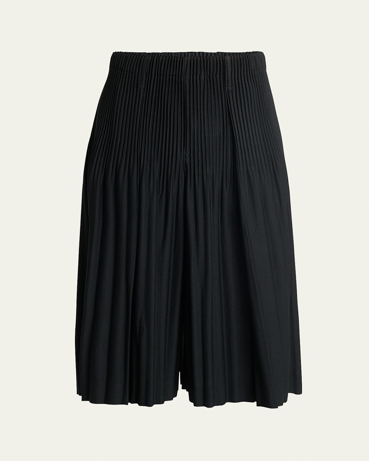 Mens Tailored Pleat Shorts Product Image