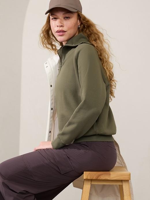 Forever Fleece Relaxed 1/4 Zip Sweatshirt Product Image