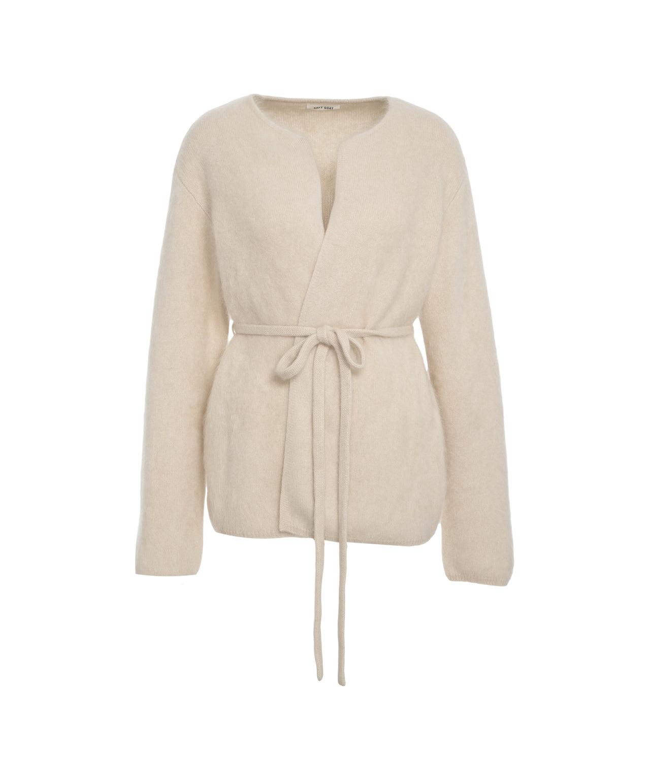 Brushed cashmere cardigan Product Image