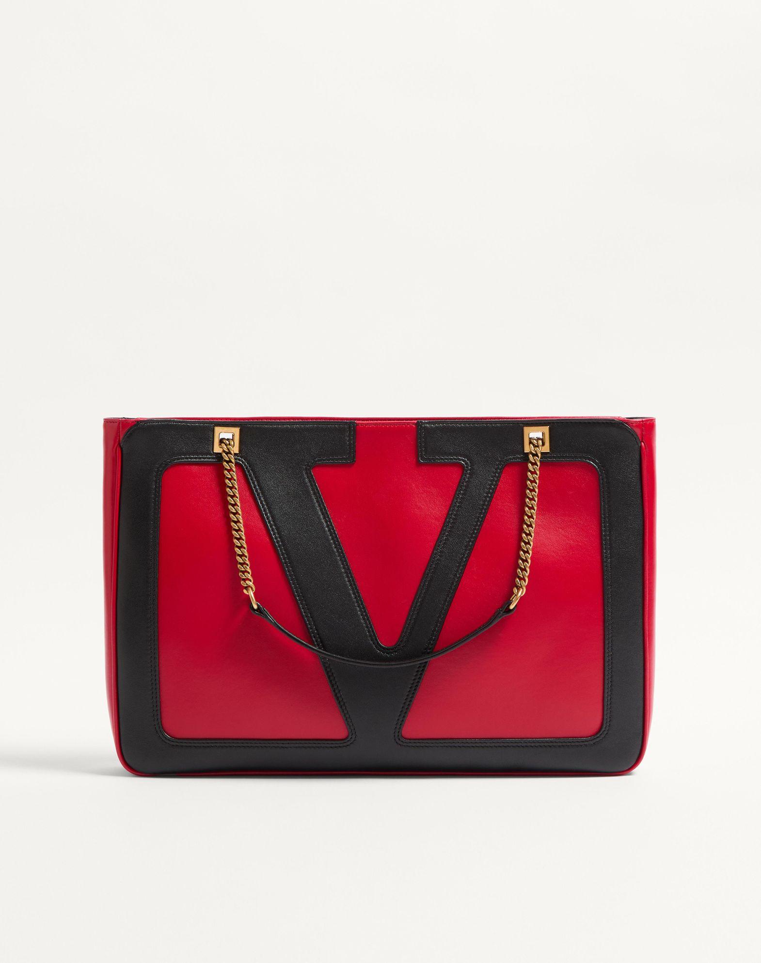 Valentino Garavani Viva Superstar Medium Nappa Leather Shopping Bag Product Image