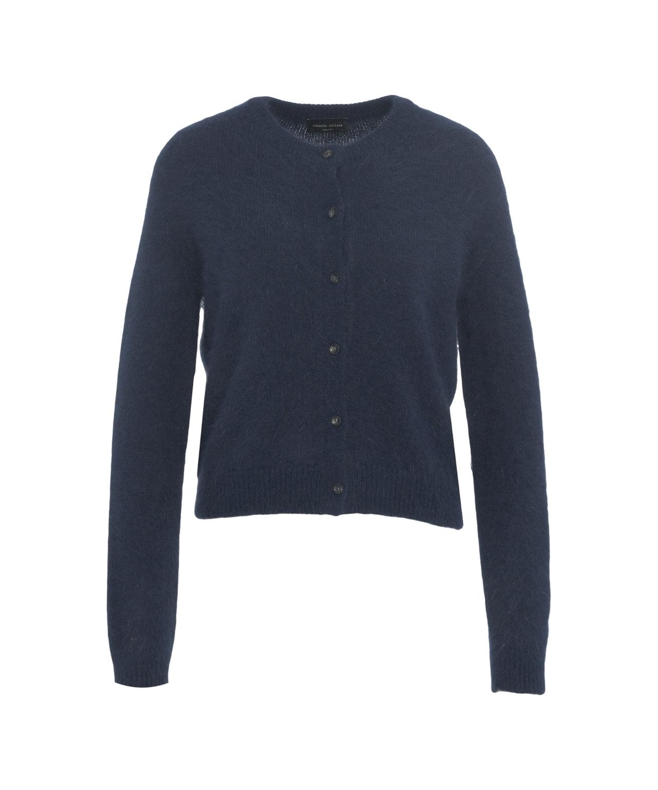 Knit Cardigan with Button Closure Product Image