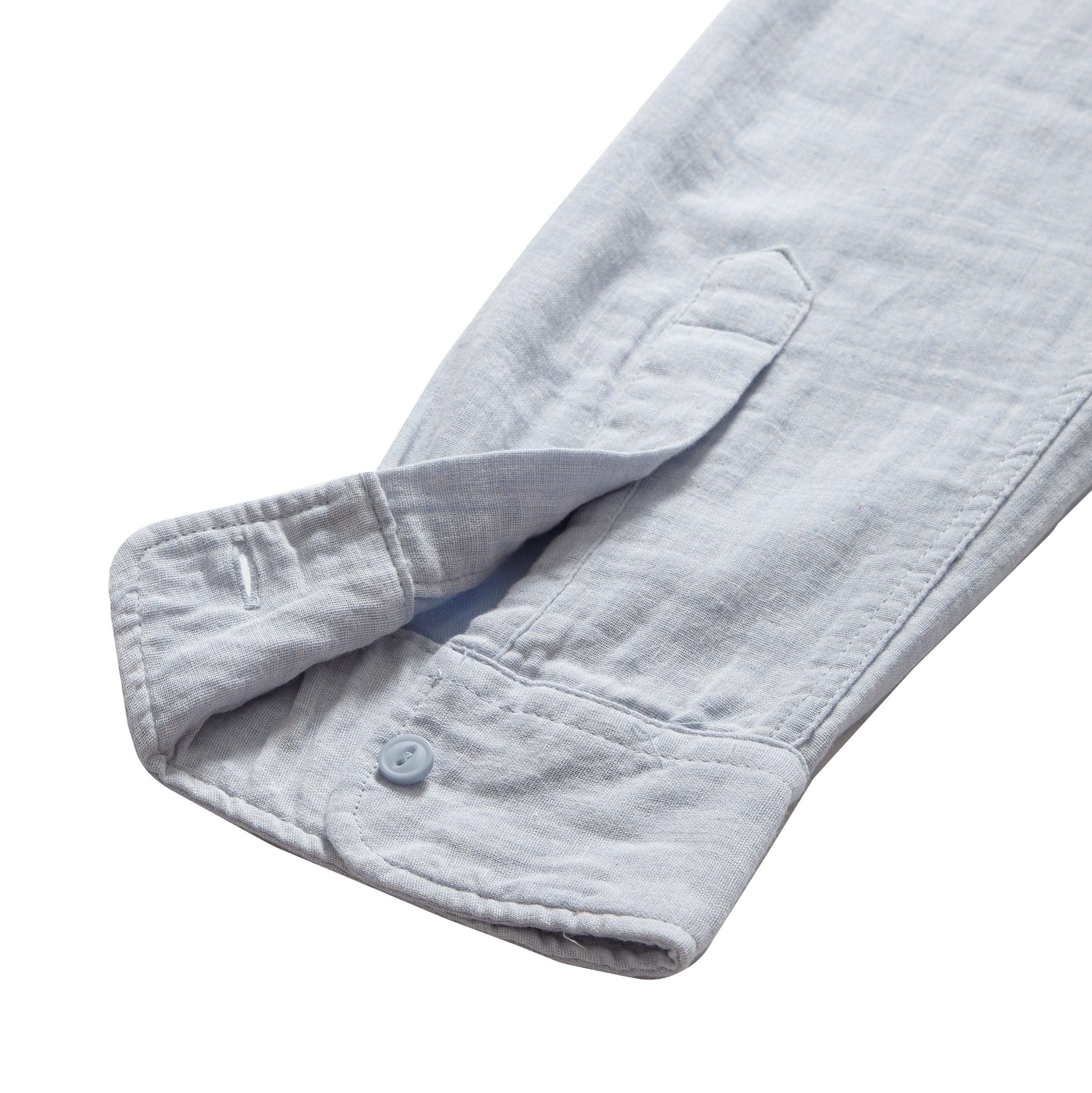 Hammond Double Cloth Shirt - Blue Chambray Product Image