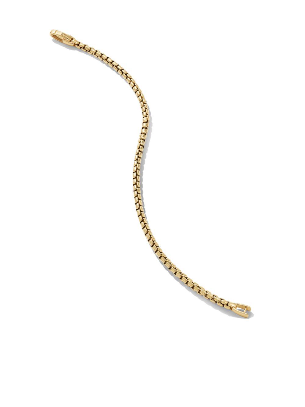 18kt yellow gold Box Chain bracelet (3.4mm) Product Image