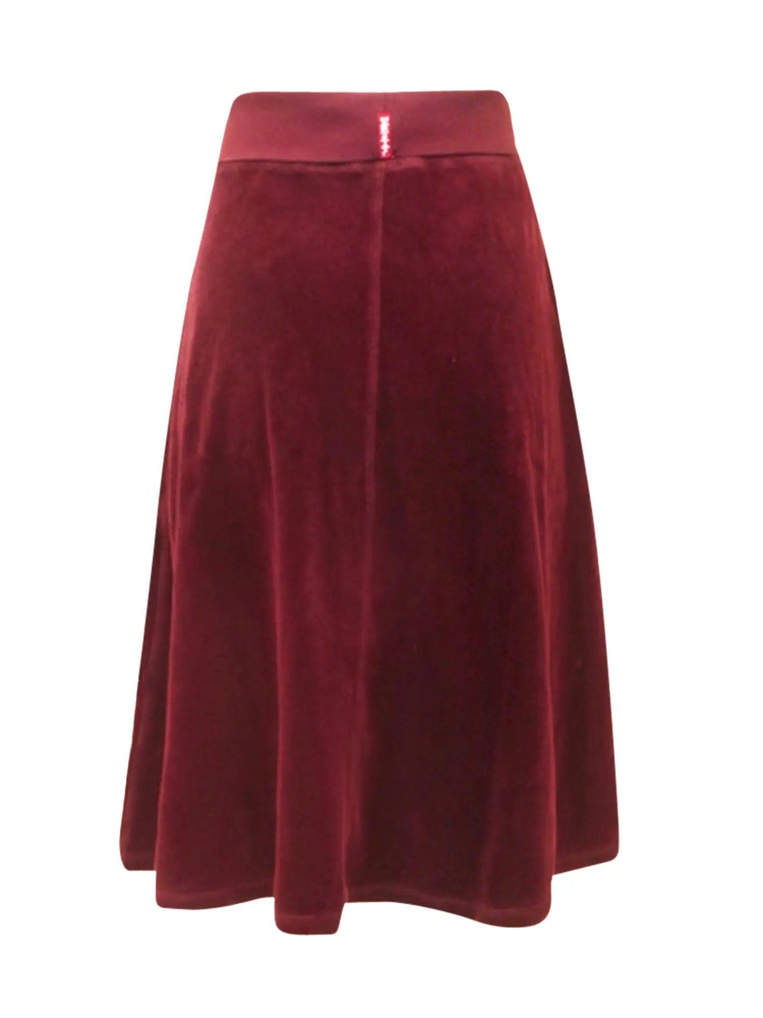 Hard Tail Velour Flair Skirt V-127 Product Image