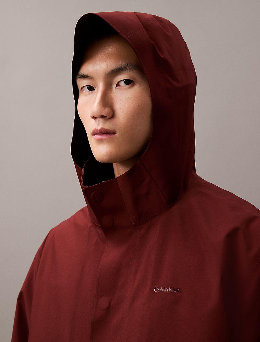 Water Resistant Hooded Rain Jacket Product Image