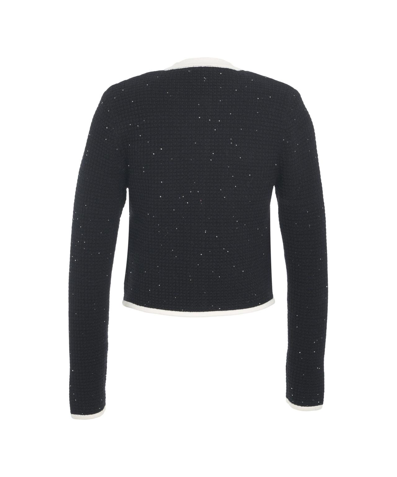 Tweed jacket with glitter Product Image