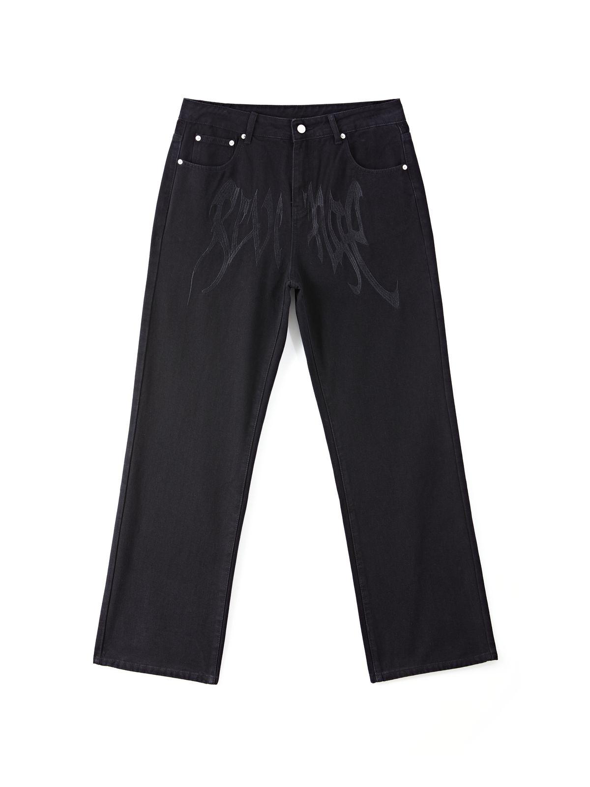 Men's Washed Revenge Straight Leg Jeans Product Image