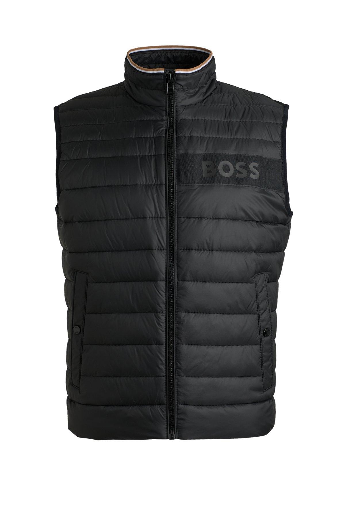 Water-repellent gilet with 3D-logo tape Product Image