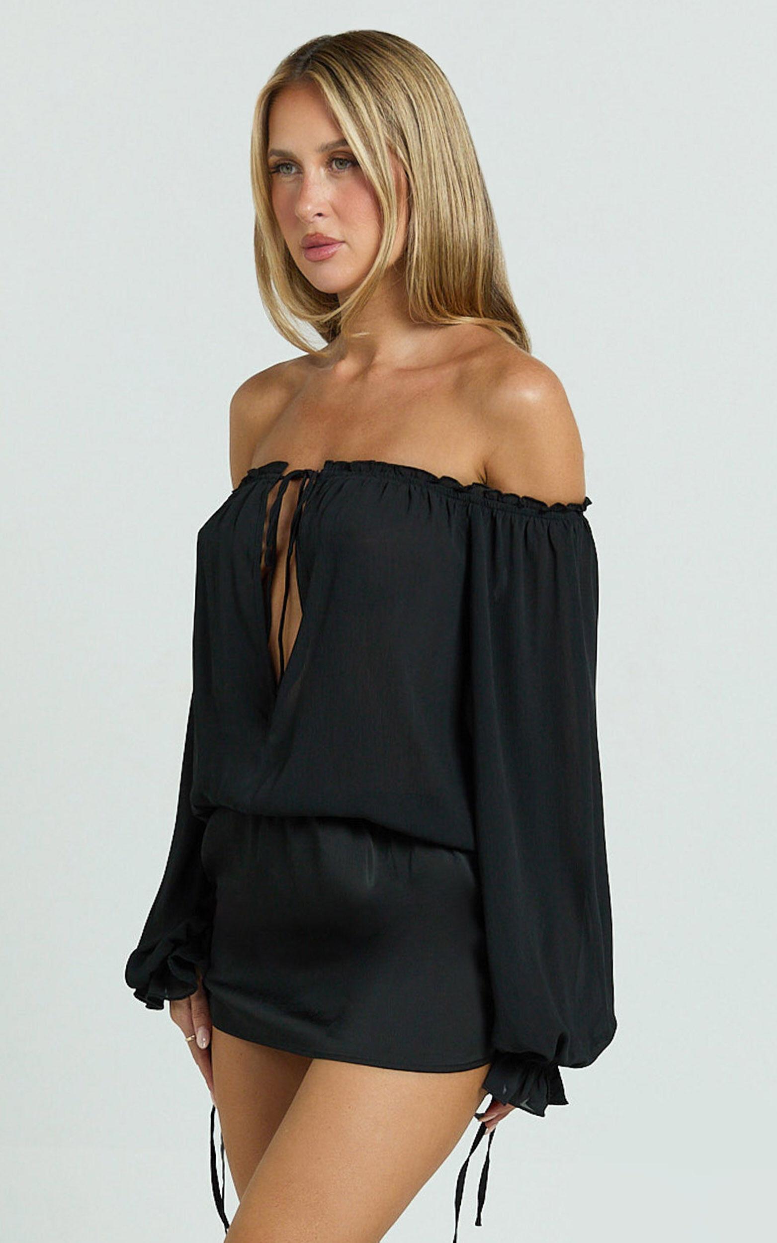 Lioness - Sevigny Mini Dress in Onyx Product Image