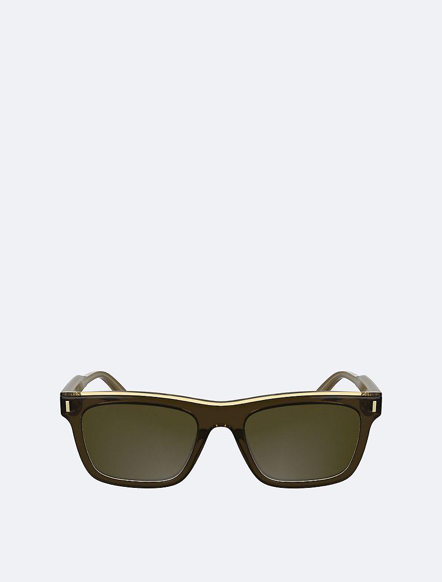 Calvin Klein Mens Modified Rectangle Sunglasses Product Image
