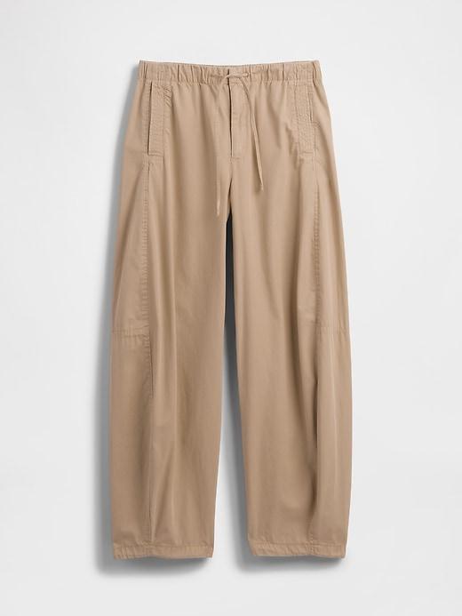 Mid Rise Barrel Parachute Pants Product Image