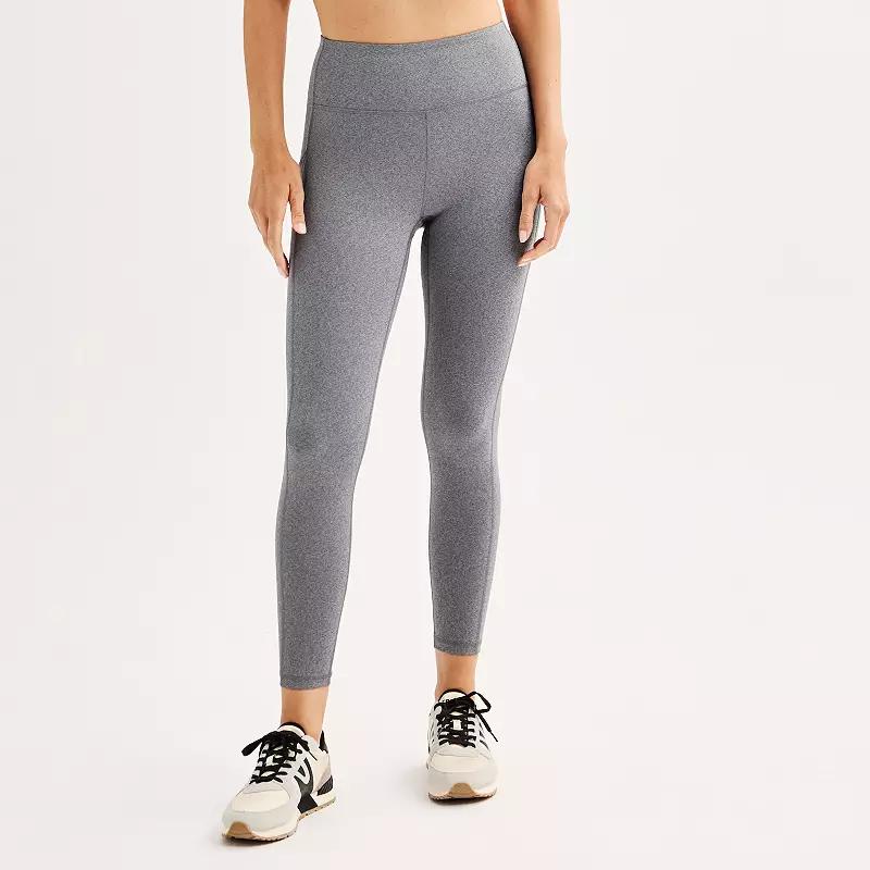 Petite Tek Gear® Ultrastretch High-Waisted 7/8 Leggings with Side Pockets, Women's,  Product Image