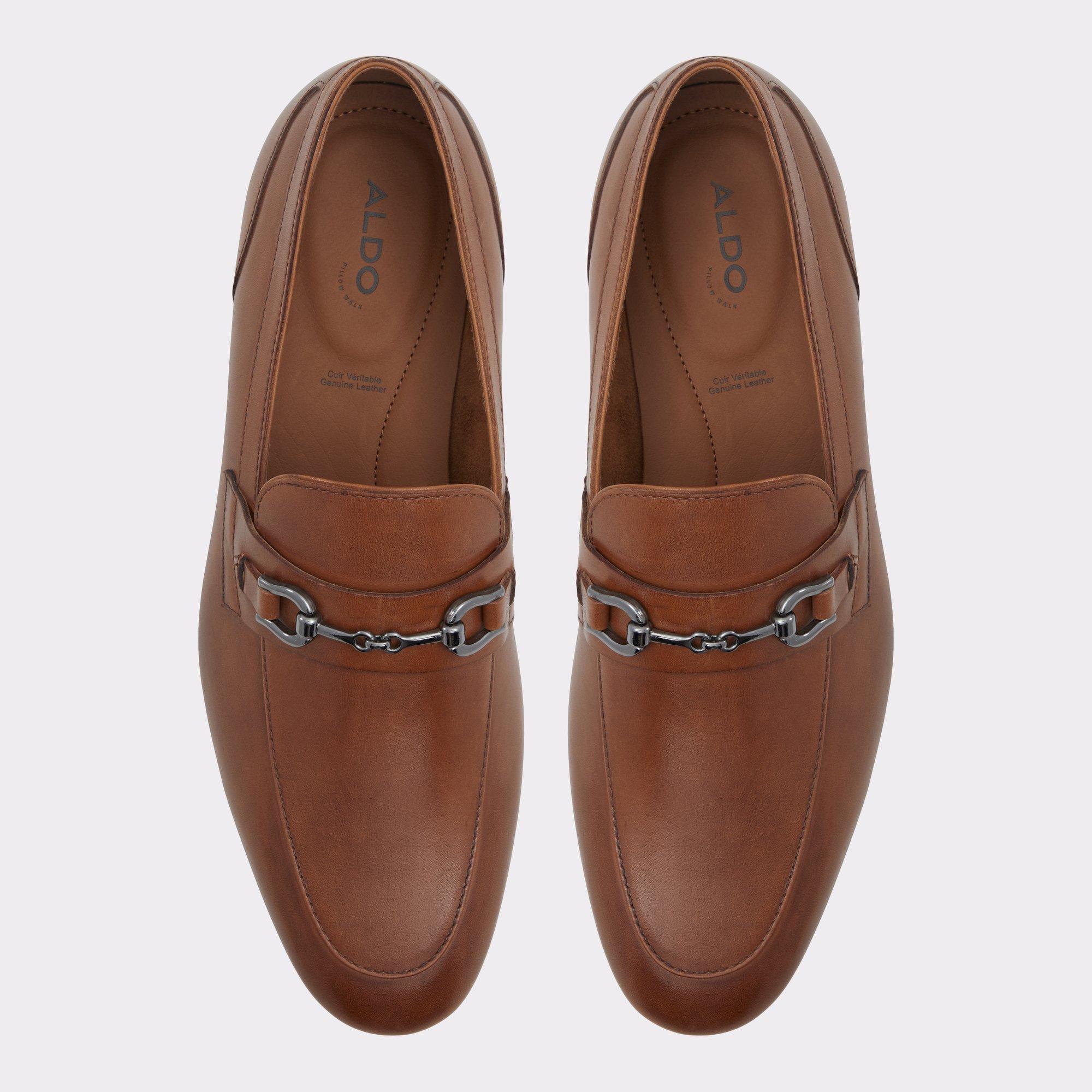 Marinho Cognac Leather Smooth Men's Dress Shoes | ALDO US Product Image