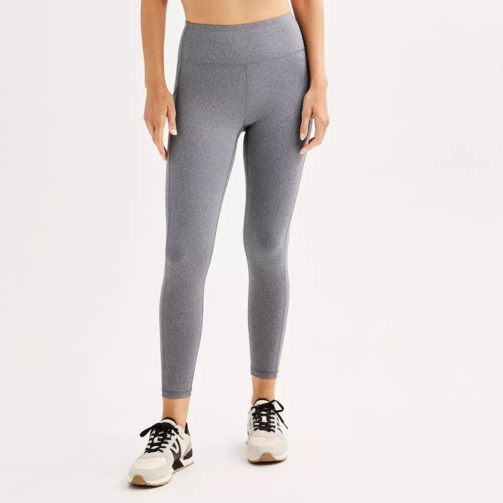 Petite Tek Gear® Ultrastretch High-Waisted 7/8 Leggings with Side Pockets, Women's,  Product Image