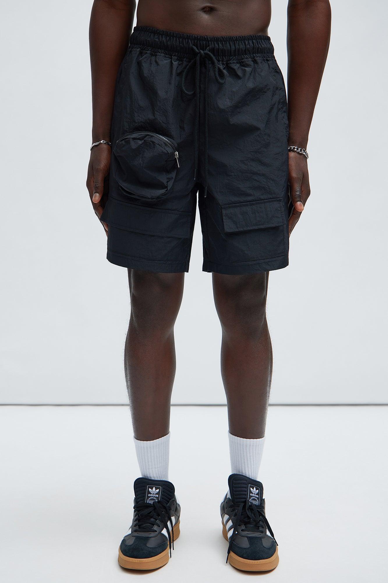 Safe Side Utility Nylon Shorts - Black Product Image