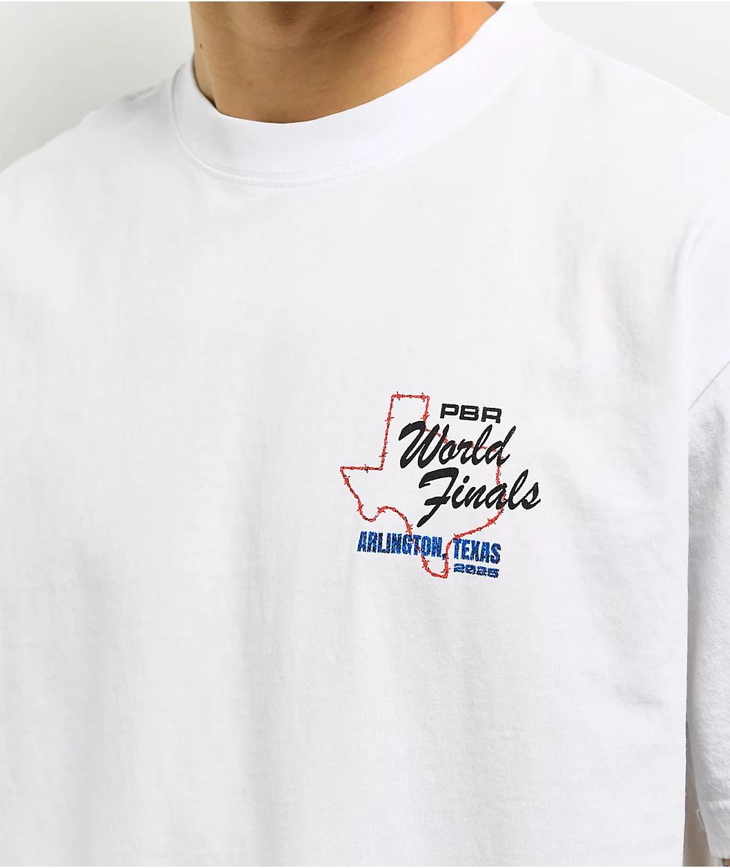 Professional Bull Riders World Finals White T-Shirt Product Image