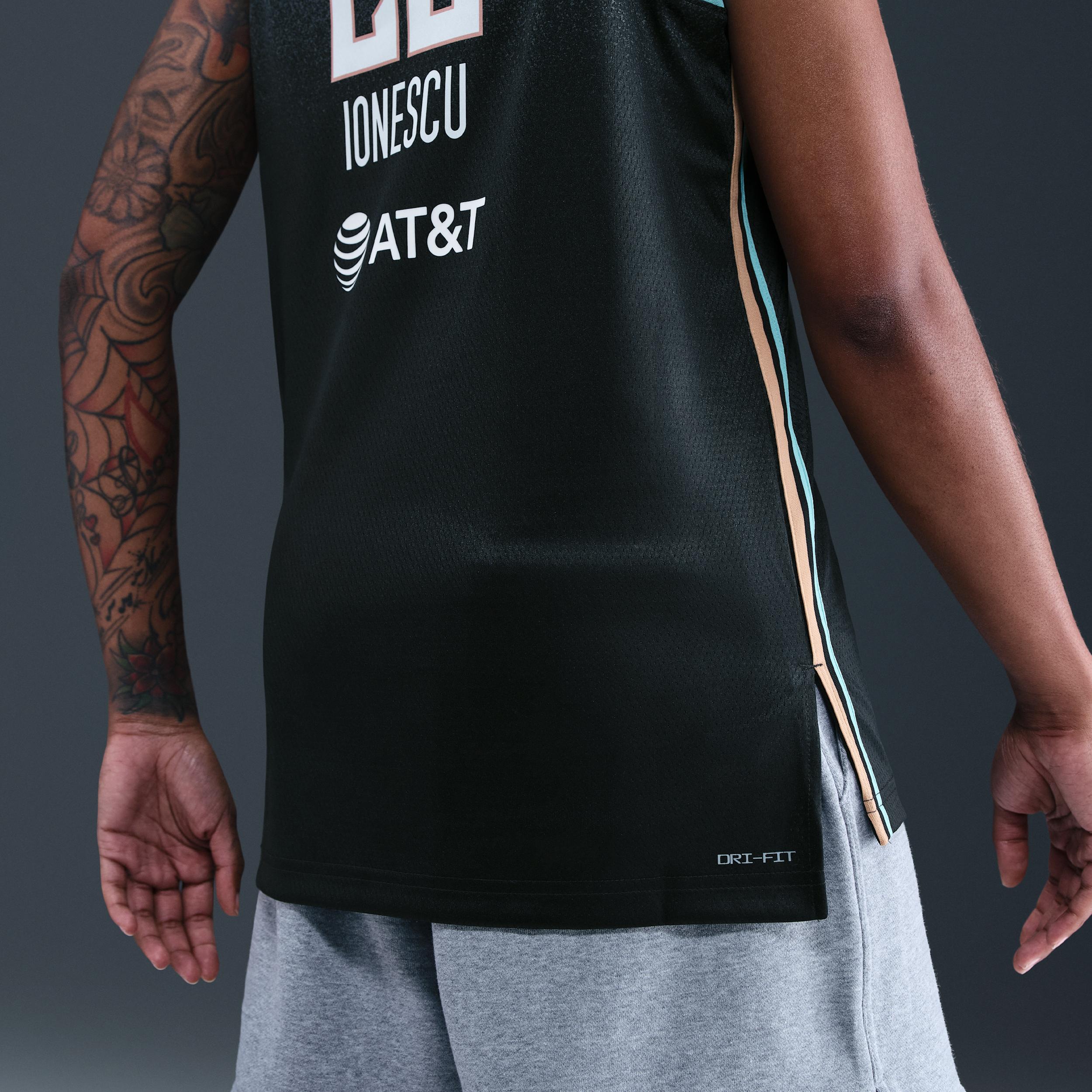 Sabrina Ionescu Liberty Explorer Edition Nike Womens Dri-FIT WNBA Victory Jersey | DJ4573-010 Product Image