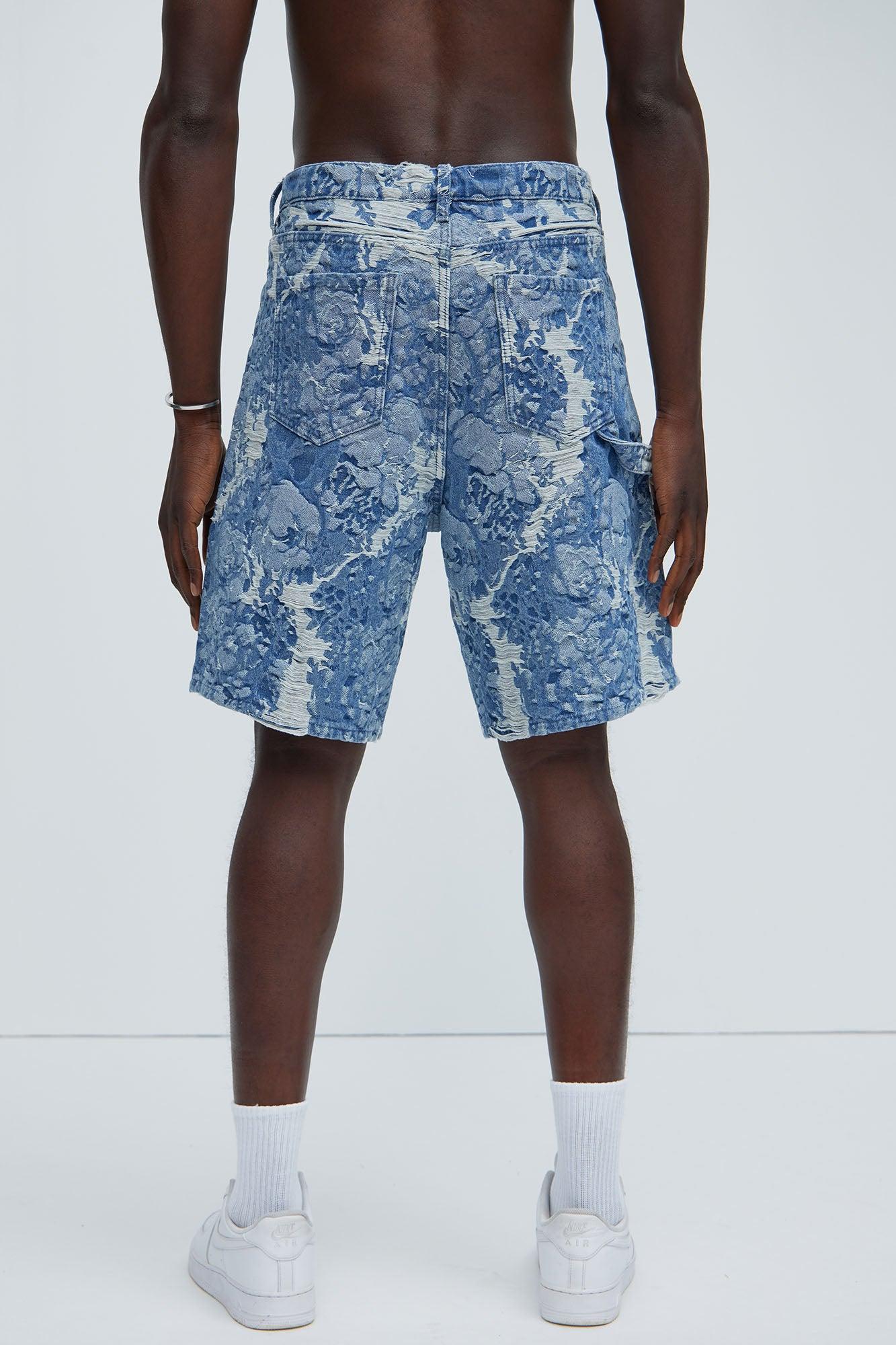 Inspired Relaxed Denim Shorts - Light Wash Product Image