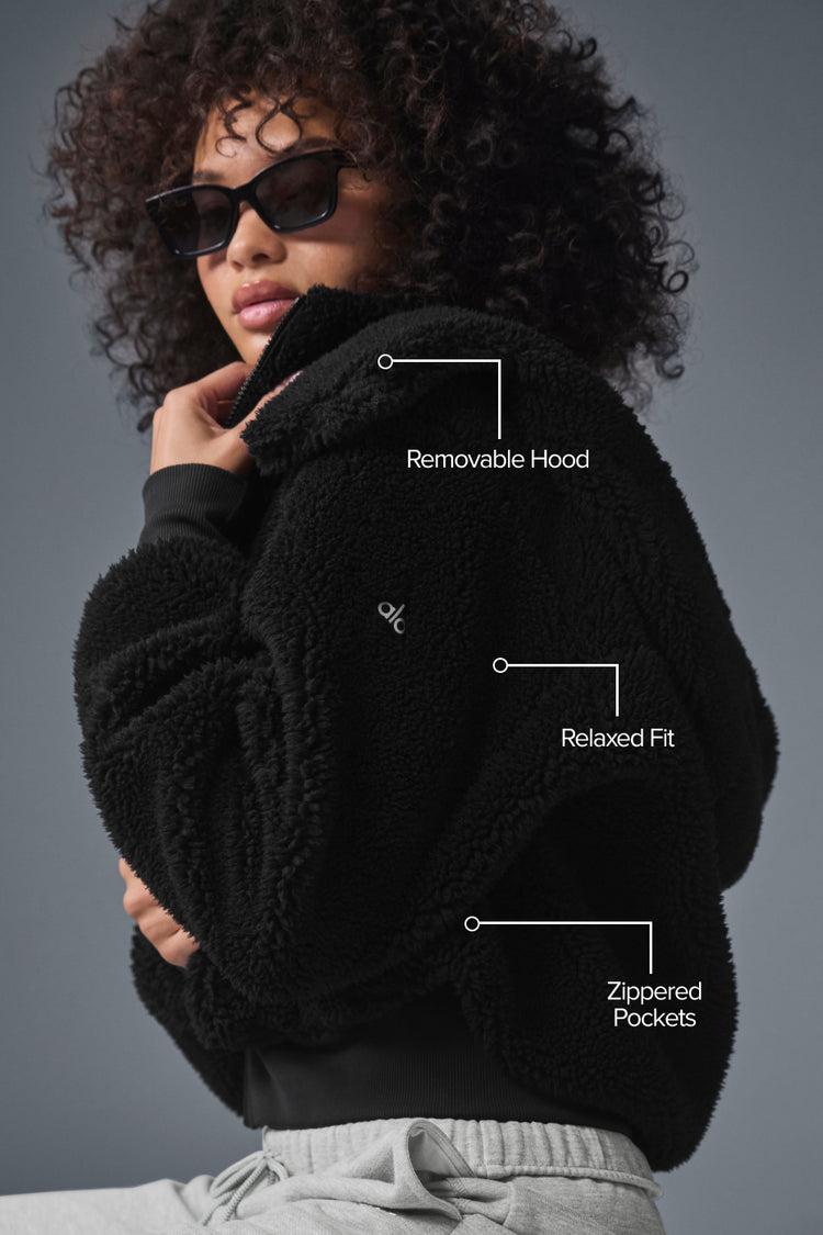 Foxy Sherpa Jacket - Black Product Image