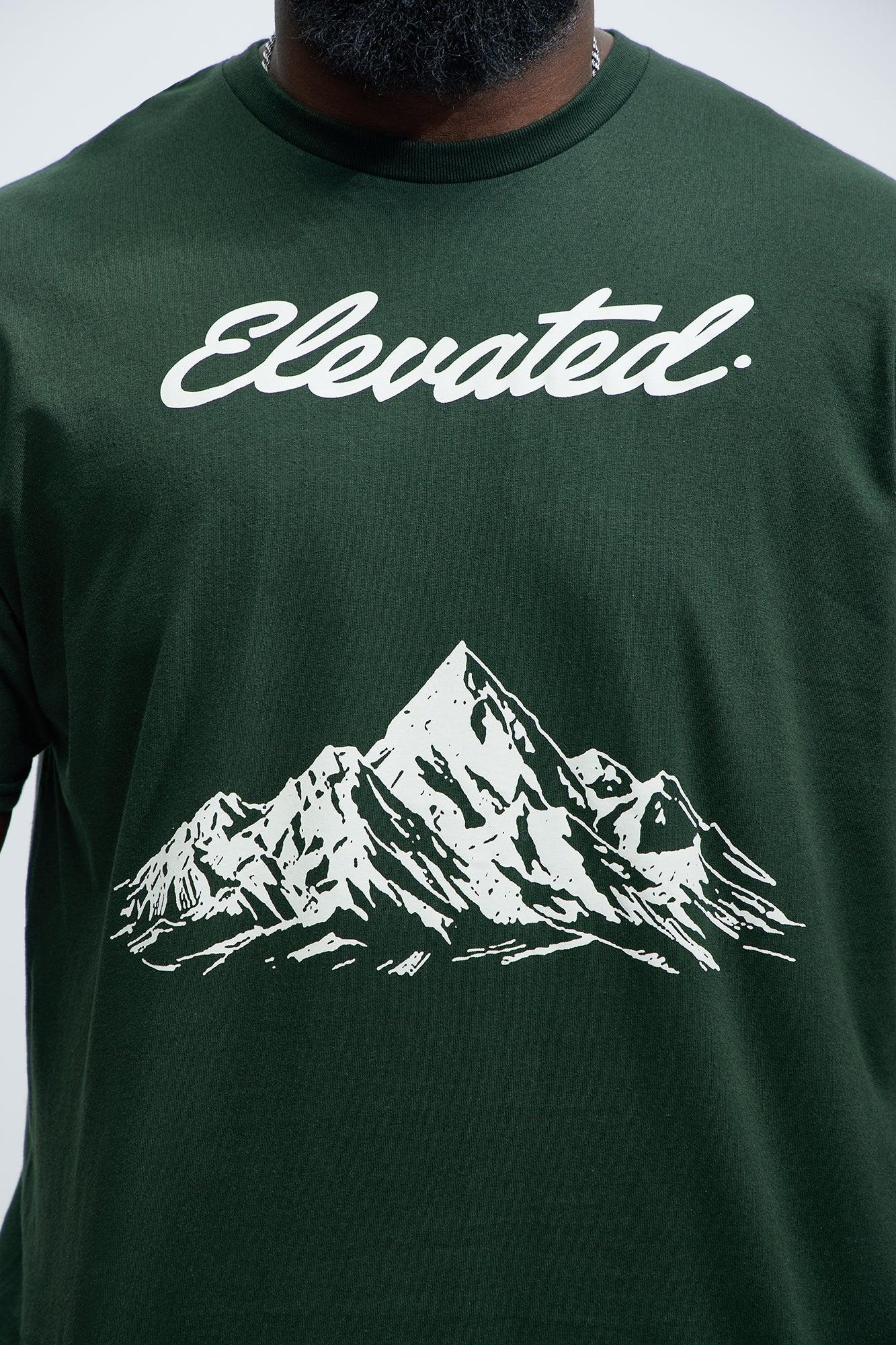Elevated Mountain Short Sleeve Tee - Green Product Image