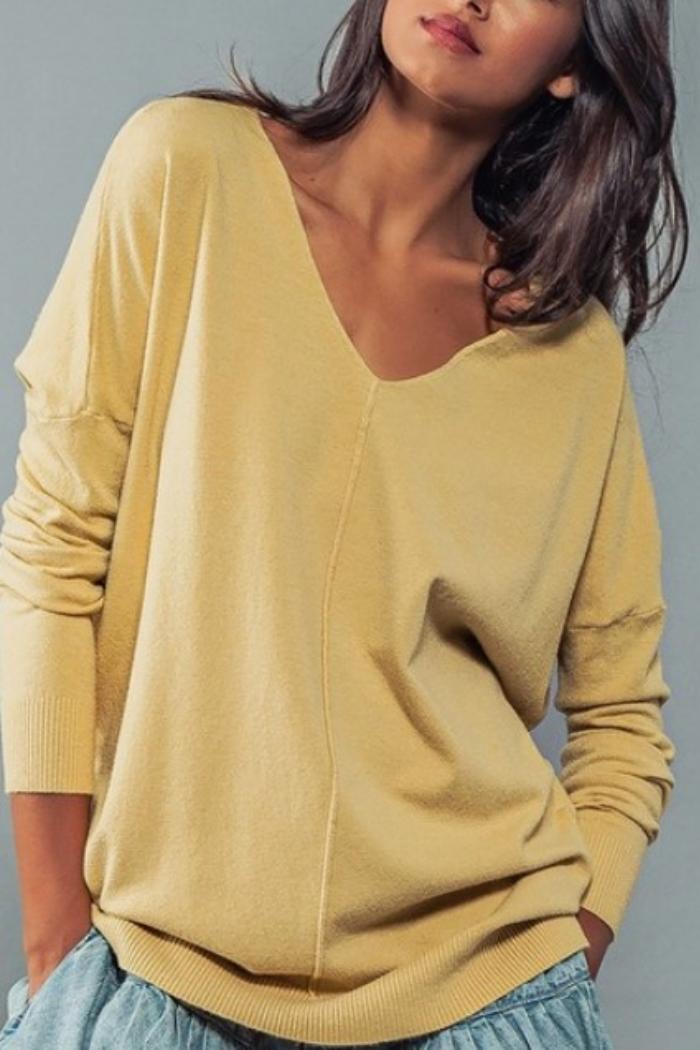 Soft High-Low Tunic Sweater Product Image