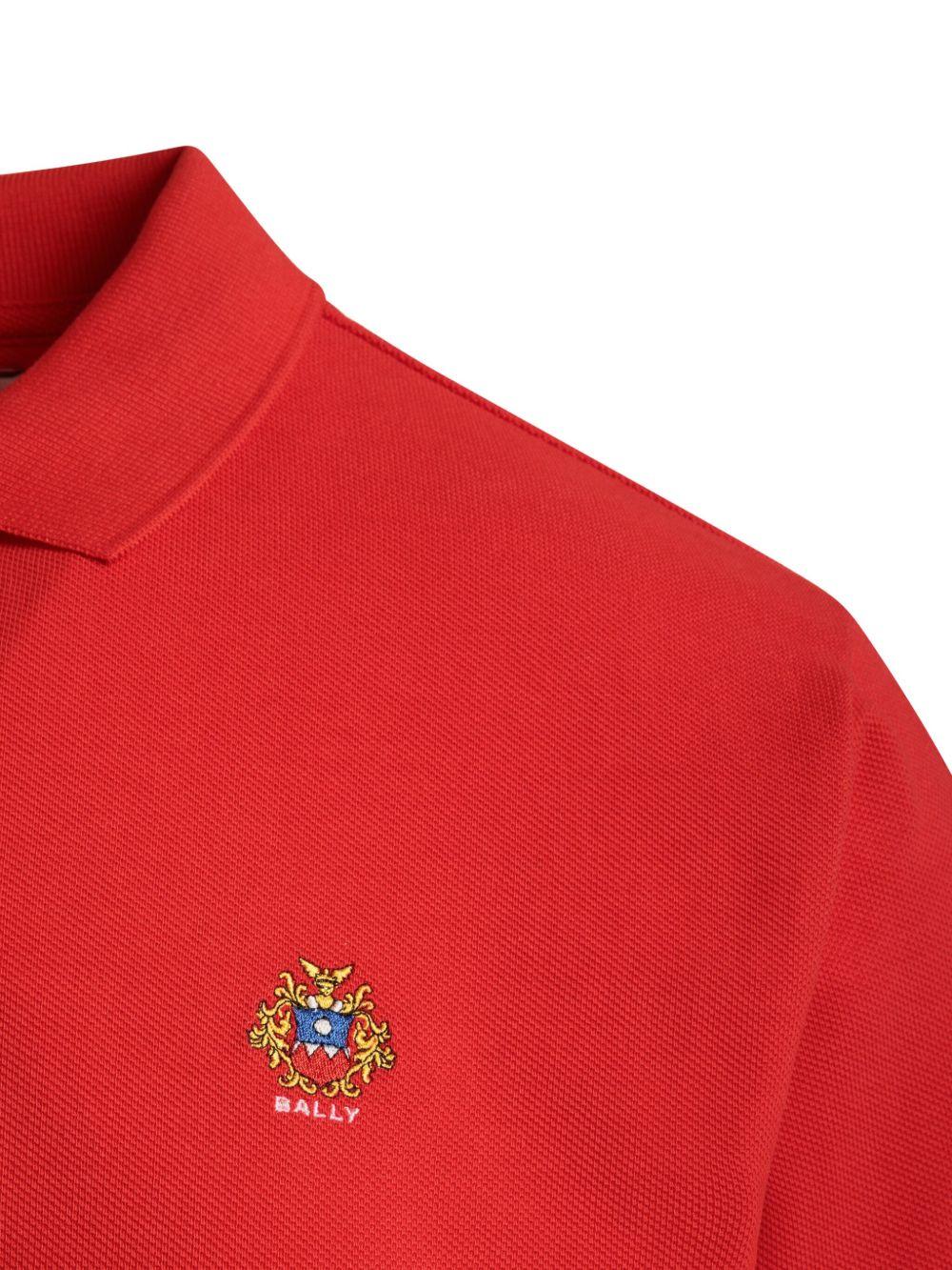 logo-embroidered organic cotton polo shirt Product Image