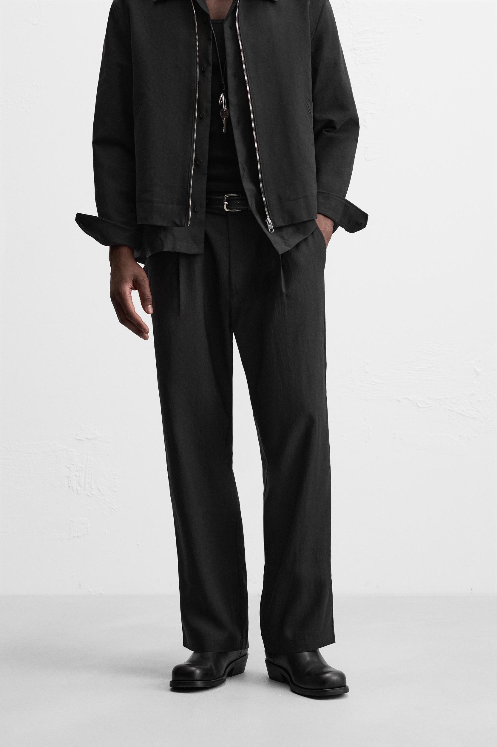 RELAXED FIT FLOWY PANTS Product Image