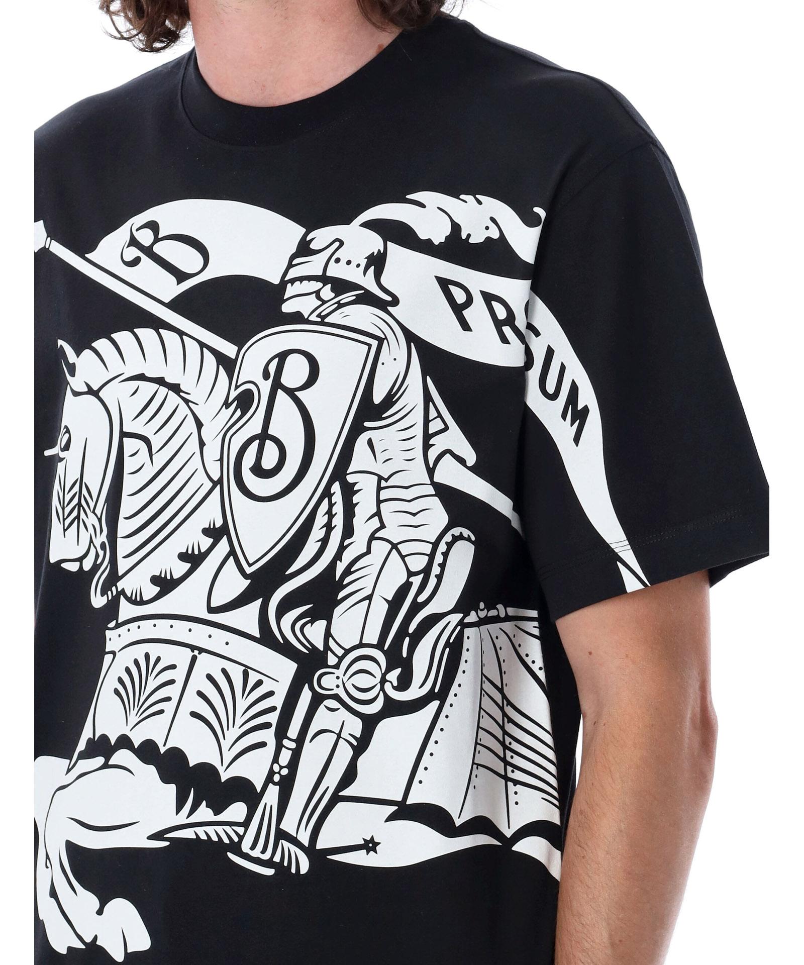 Equestrian Knight-print cotton T-shirt Product Image