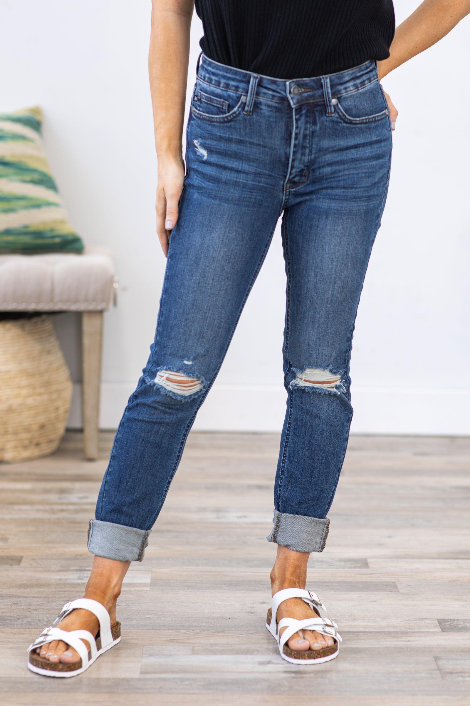Judy Blue Mid Rise Tummy Control Jeans Product Image