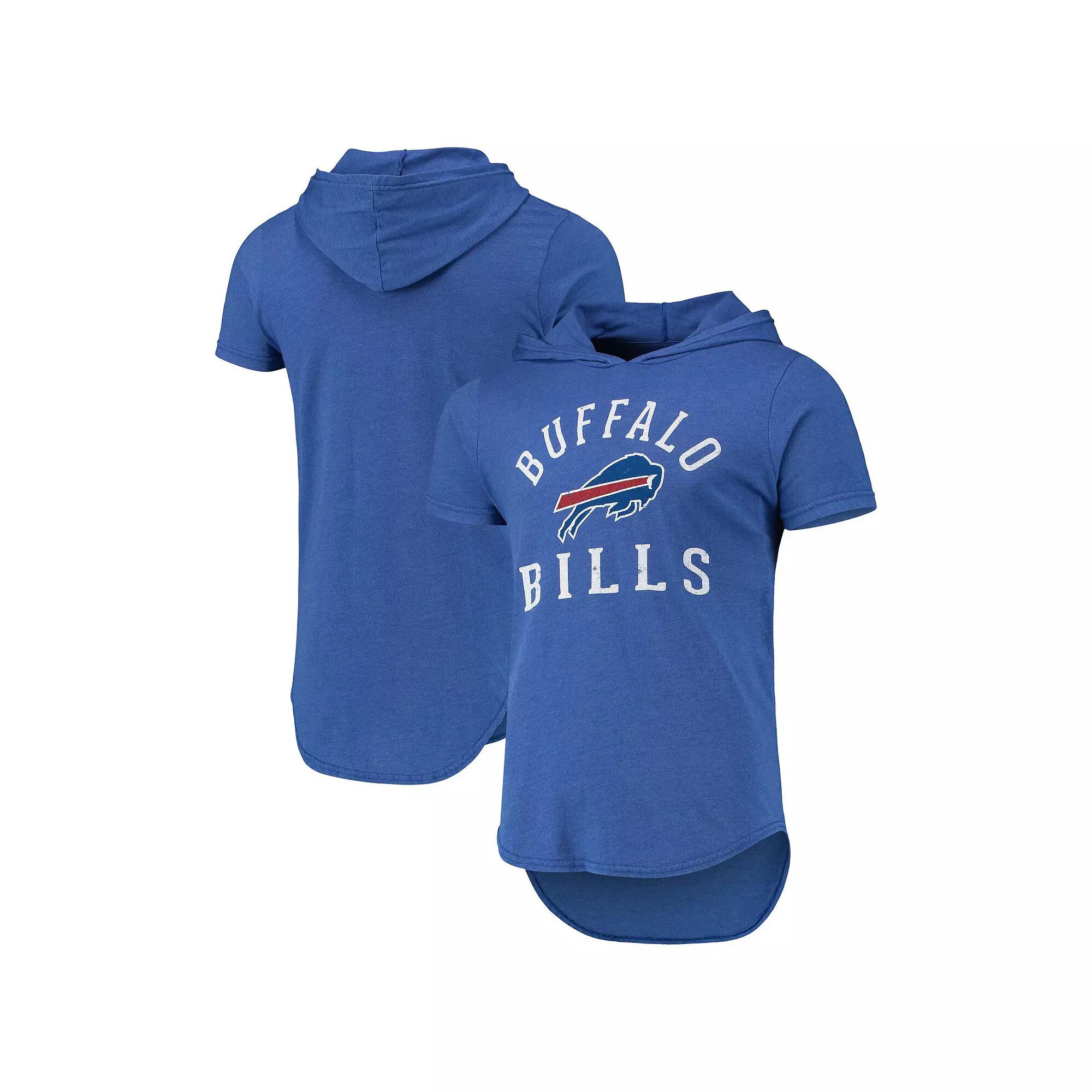 Mens Fanatics Branded Heathered Royal Buffalo Bills Field Goal Tri-Blend Hoodie T-Shirt Product Image