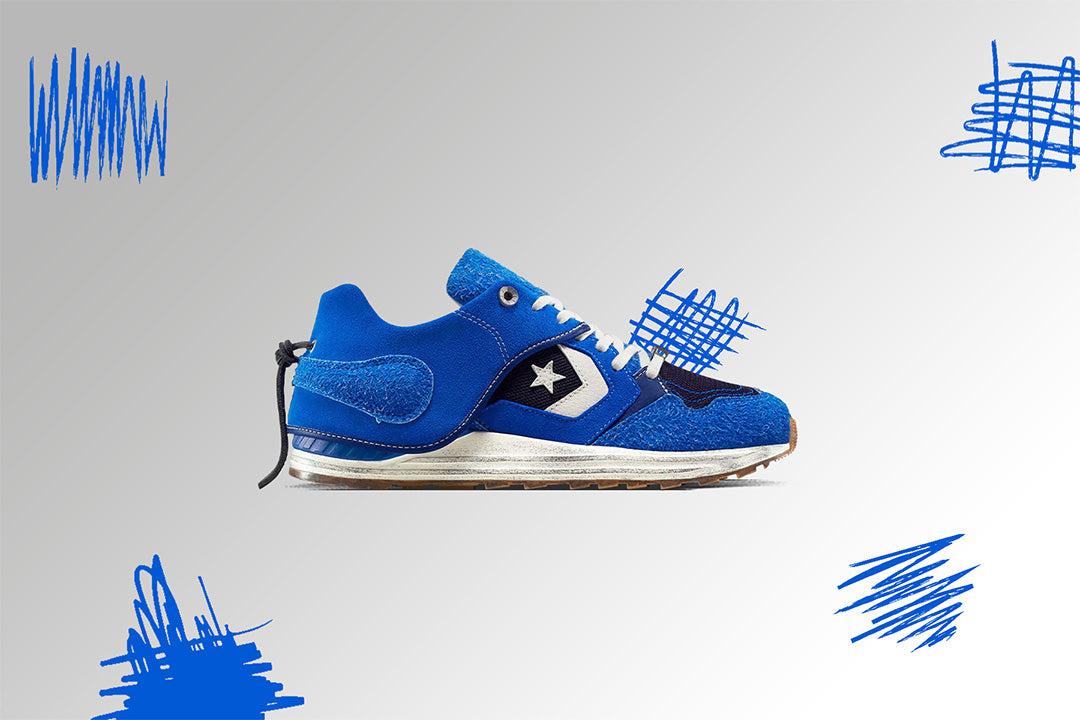 Converse x Ader Error Waive Trainer - Blue/Antique White/Tofu Male Product Image