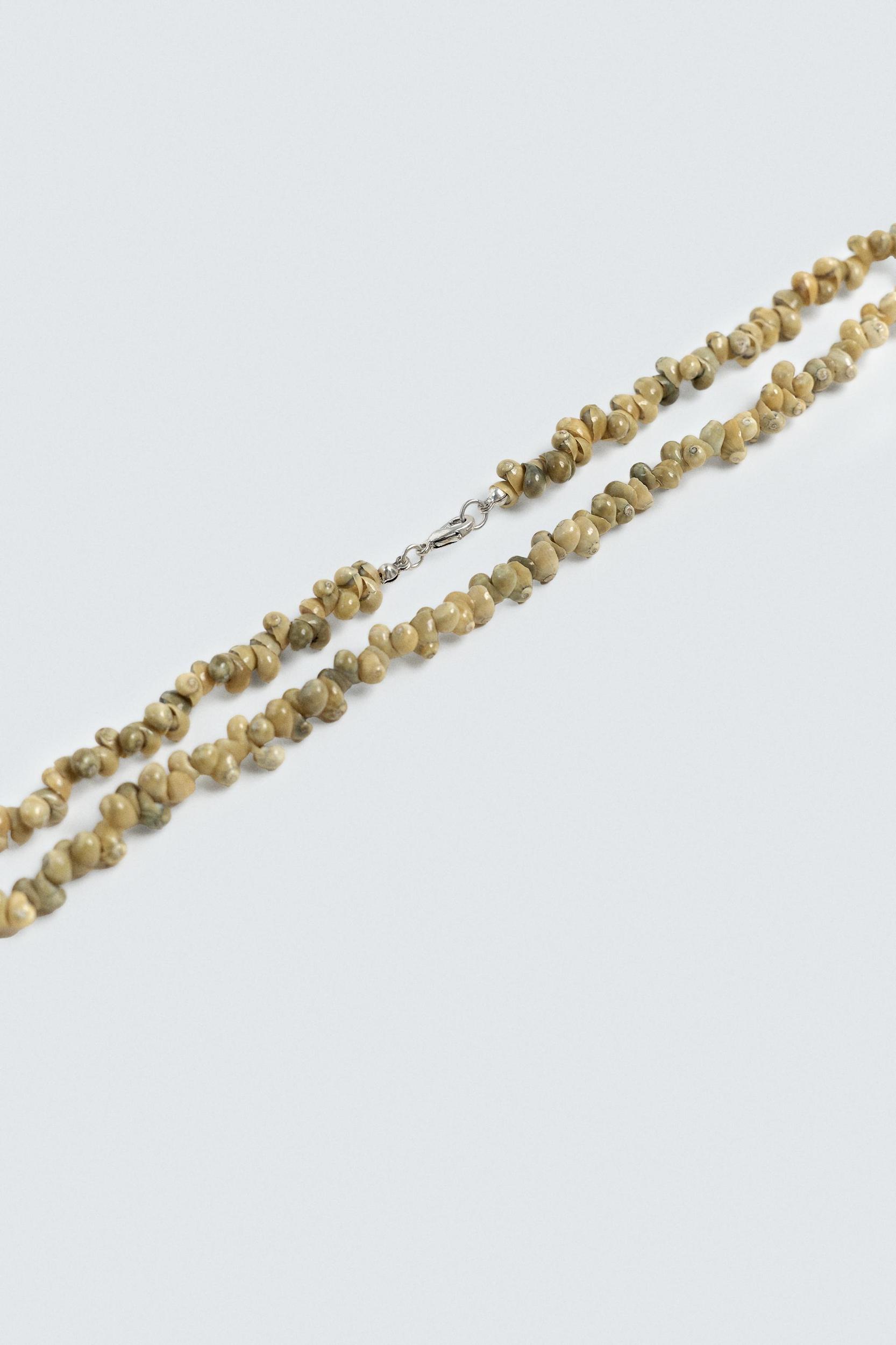 BEADED SHELL NECKLACE Product Image