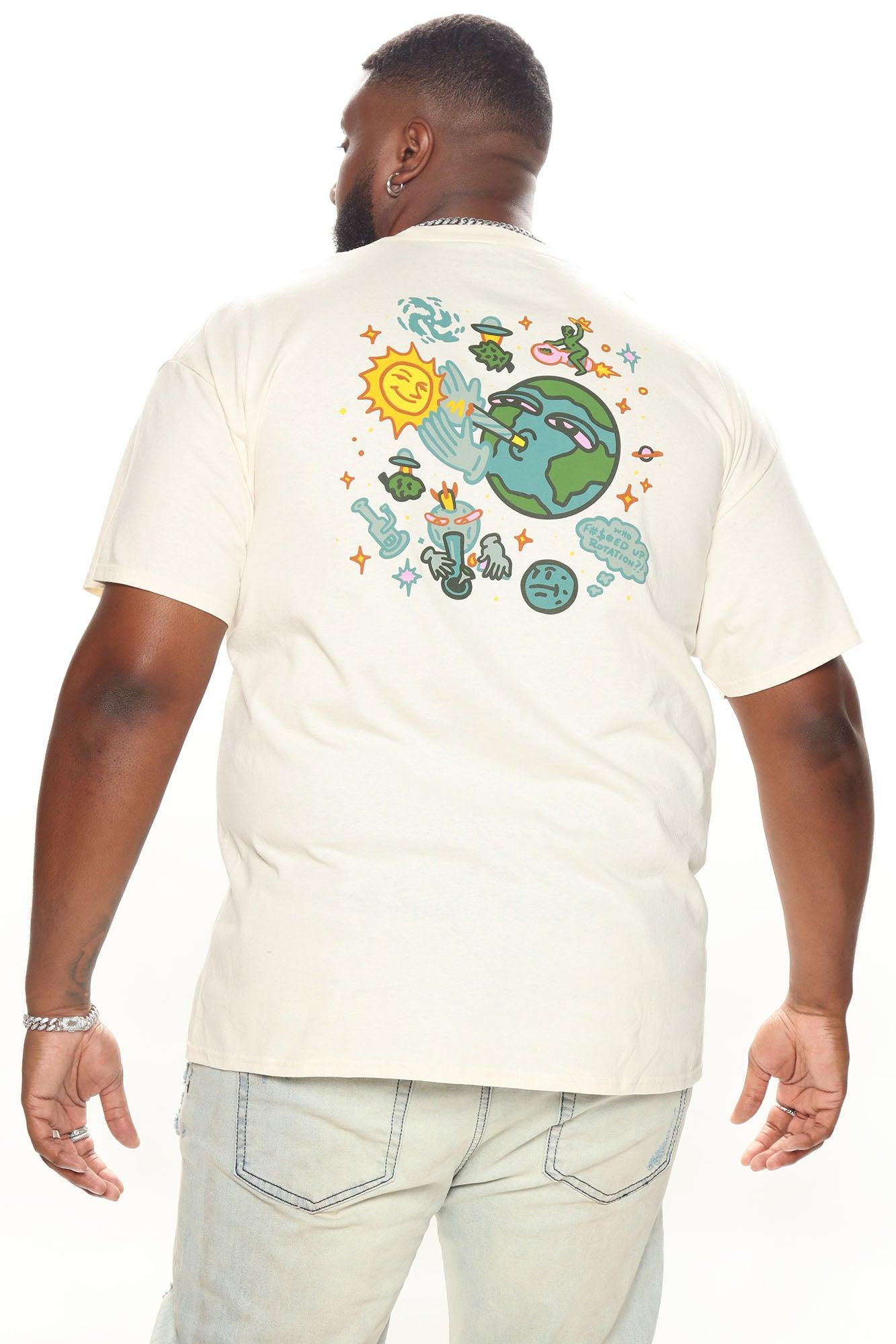 Global Smokin' Short Sleeve Tee - Cream Product Image