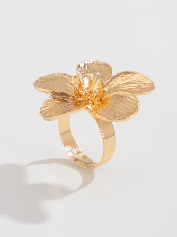 Flower Shape Geometric Rings Accessories Product Image