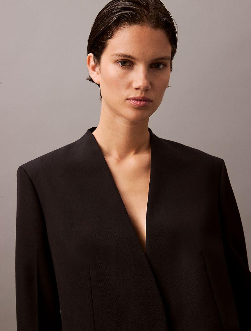 Classic Crepe Blazer Product Image