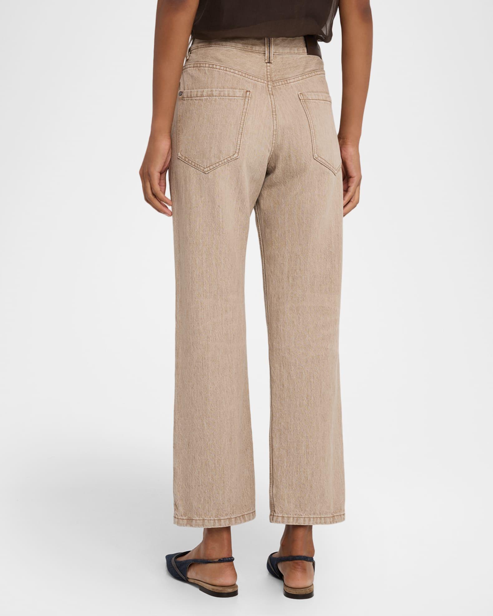 Straight-Leg Boyfriend Jeans Product Image