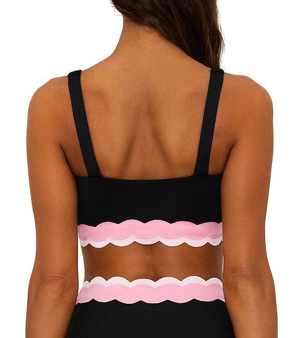 Beach Riot Harriet Colorblock Wave High Waisted Swim Bottom Product Image