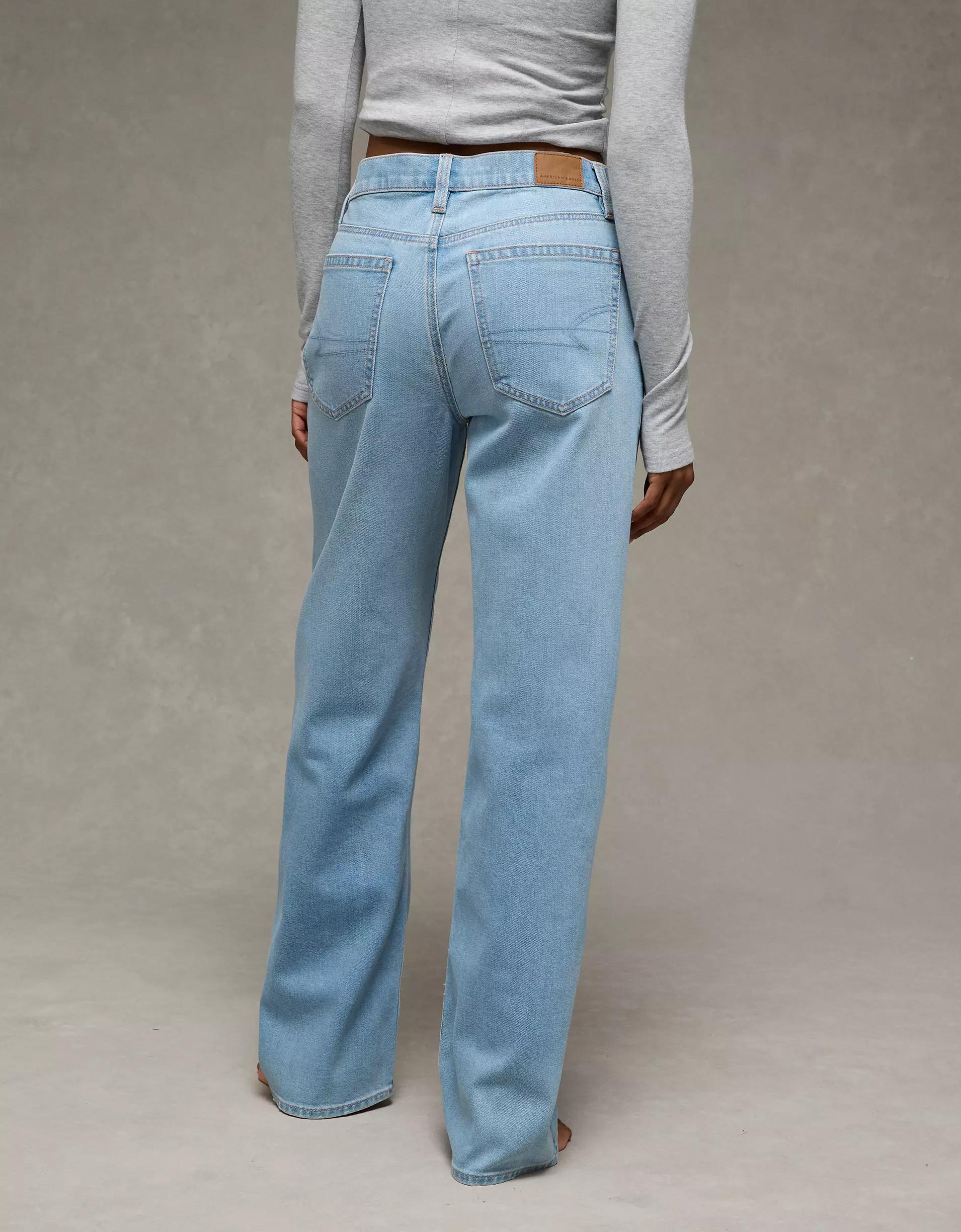 AE Stretch High-Waisted Stovepipe Jean Product Image
