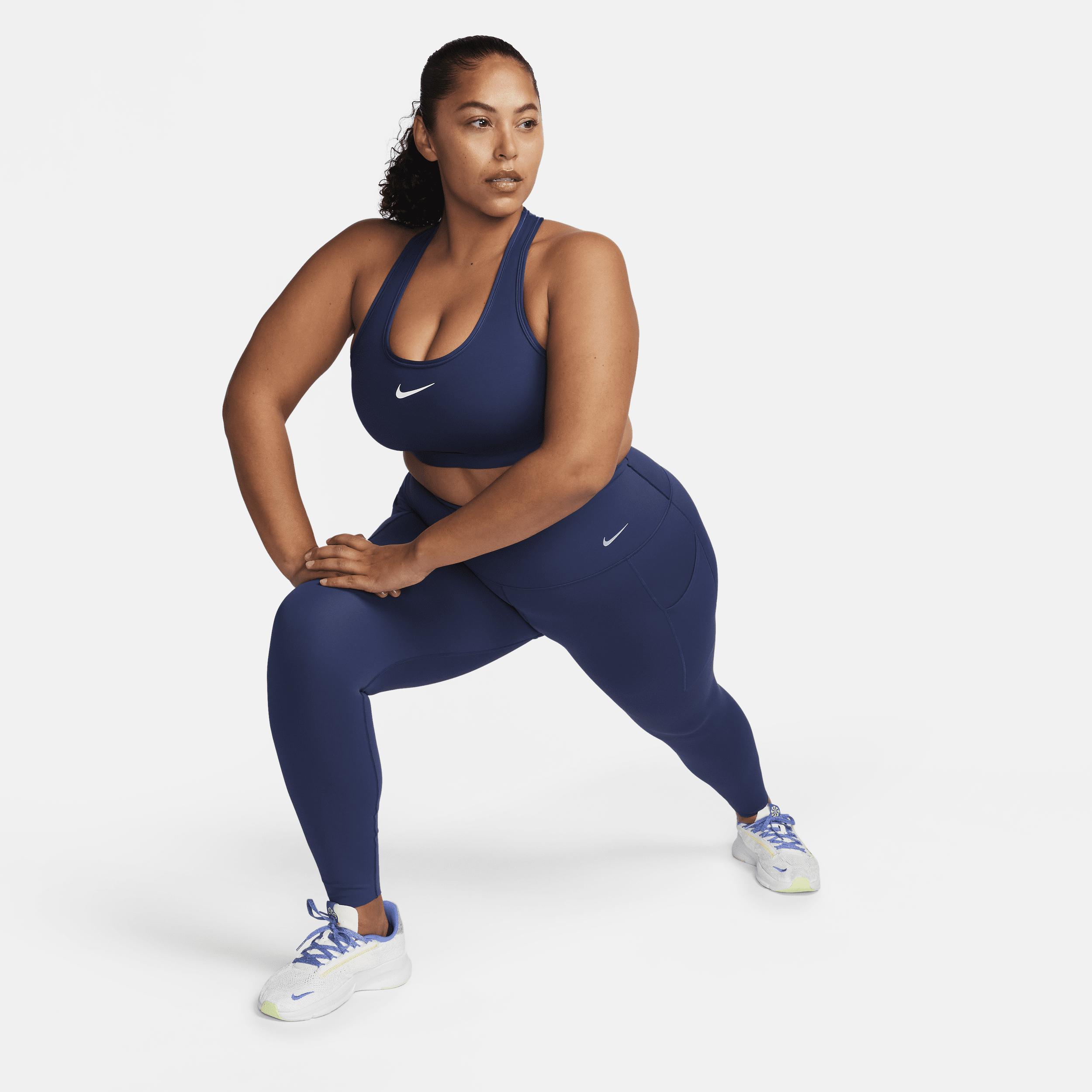 Nike Womens Swoosh Medium Support Padded Sports Bra | DX6821-410 Product Image