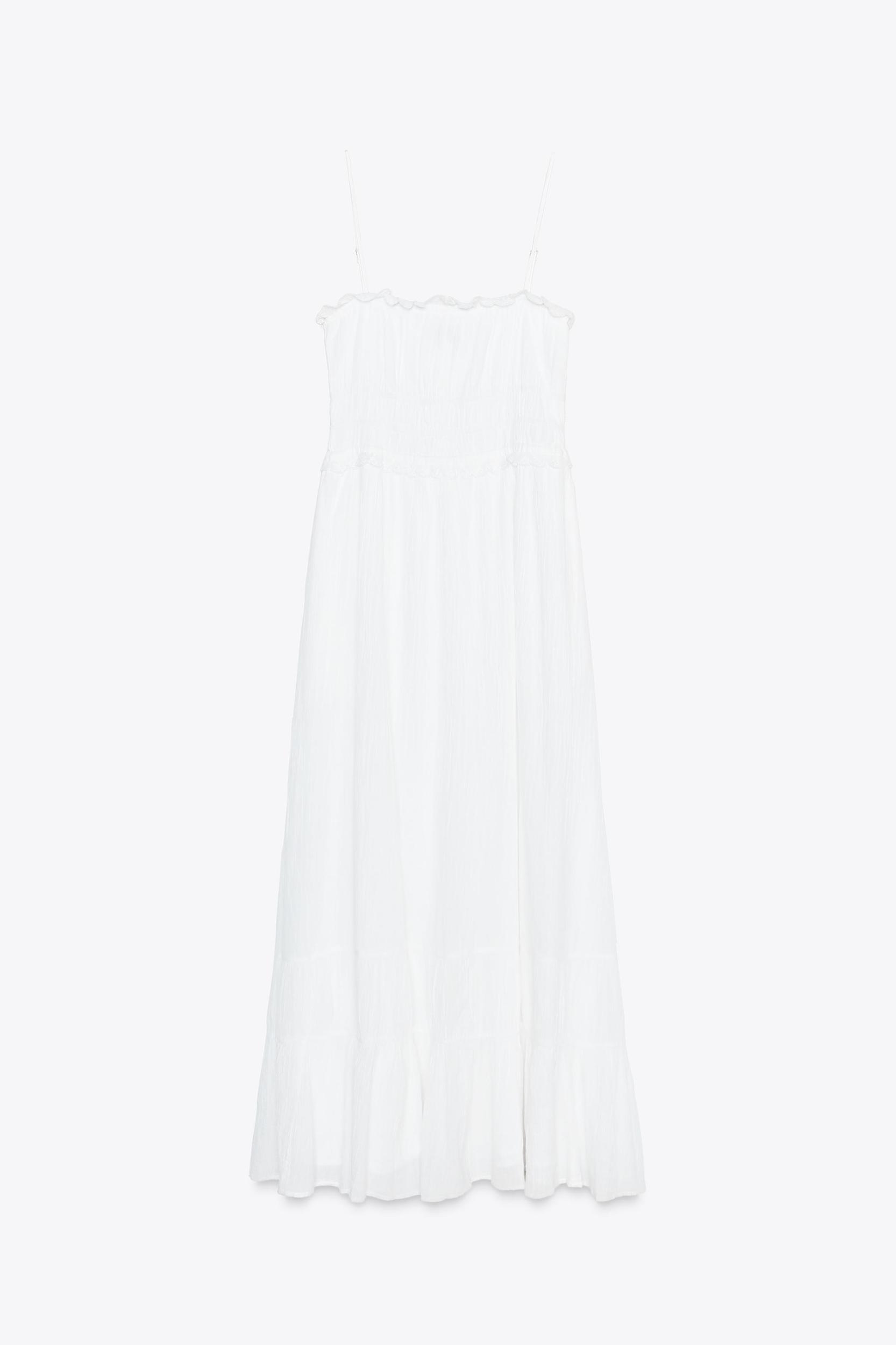 VOLUMINOUS GAUZE MIDI DRESS Product Image