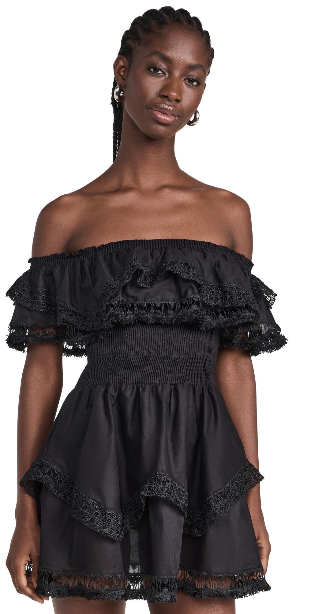 Womens Wyatt Lace-Trim Dress Product Image